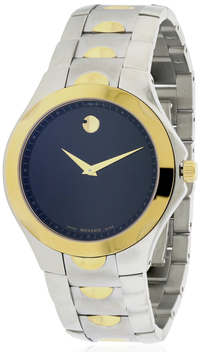 Movado - Movado Luno Two-Tone Mens Watch 0606906 - Walmart.com - Walmart.com