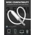 thumbnail image 3 of Wired Earbuds,【Ultra Clear Calls & no Noise】 Headphones Earbuds Wired 3.5mm, in-Ear Earphones with Mic, Compatible with iPhone/iPad/Android/Laptop/PC 【2 Pack】, 3 of 7