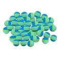 thumbnail image 1 of 50x Balles de Golf en Éponge EVA 50x Balles de Pratique en Mousse EVA 42mm Balles à Rayures Réutilisables en Mousse 50 Pcs Balles de Golf 42mm Bleues 42mm, 1 of 6