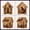 #05N Style E, variant on Halloween Wooden House 3D Rhinestone Diamond Art DIY Kit Pearl Bead Craft, Spooky Haunted Cottage Tabletop Decor, 5.7in