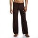 thumbnail image 3 of Pantalones de pijama para hombre, de seda helada, holgados, de poliéster, con cordones, de color liso, talla grande, para yoga, 3 of 5