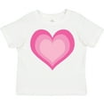 thumbnail image 3 of Inktastic Pink Valentine Heart Girls Toddler T-Shirt, 3 of 5