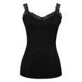 thumbnail image 1 of MOPAS Womens Black Sleeveless V Neck Top FREE SIZE, 1 of 2
