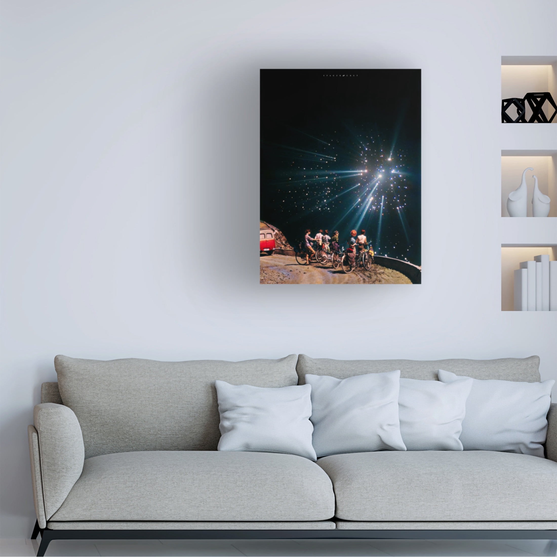 Trademark Fine Art spacerocket art 544 Canvas Wall Art