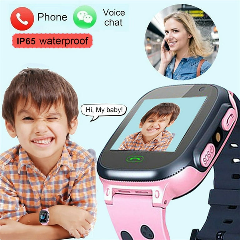 S1 Kids Smart Watch Sim Card Call Smartphone With Light Touch screen Waterproof Watches English Version Walmart