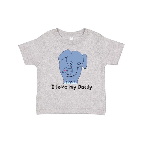 Inktastic I Love my Daddy Elephant Blue Boys Baby T-Shirt