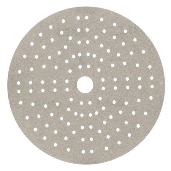 Mirka Abrasives Iridium 24-6MH-220 Semi-Open Coated Abrasive Vacuum Disc, 6 in Dia, Aluminum Oxide/Ceramic Abrasive, 220 Grit