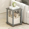 thumbnail image 5 of Pemberly Row Contemporary End Table in Set of Two in Gray Oak/Gray, 5 of 6