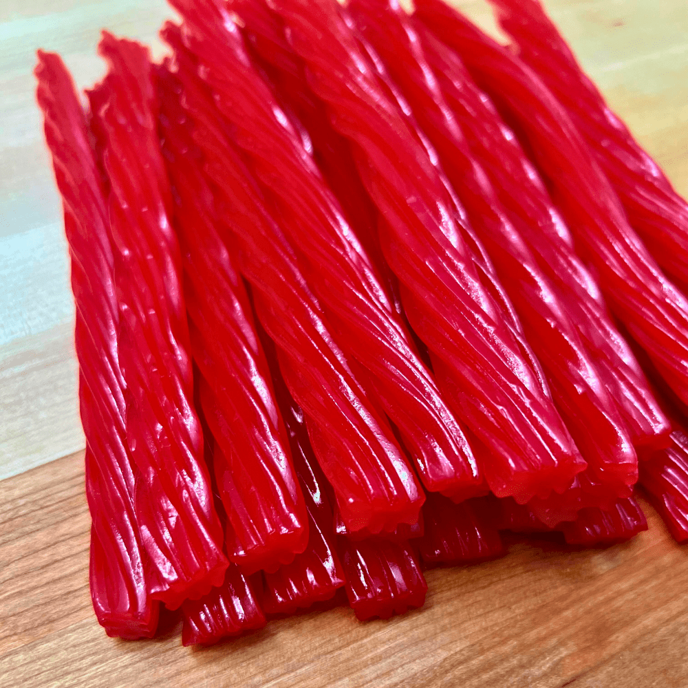 Red Licorice Candy | Gourmet JUMBO Strawberry Licorice | 3 Pounds Total (Set of 3 bags, 1 pound each)