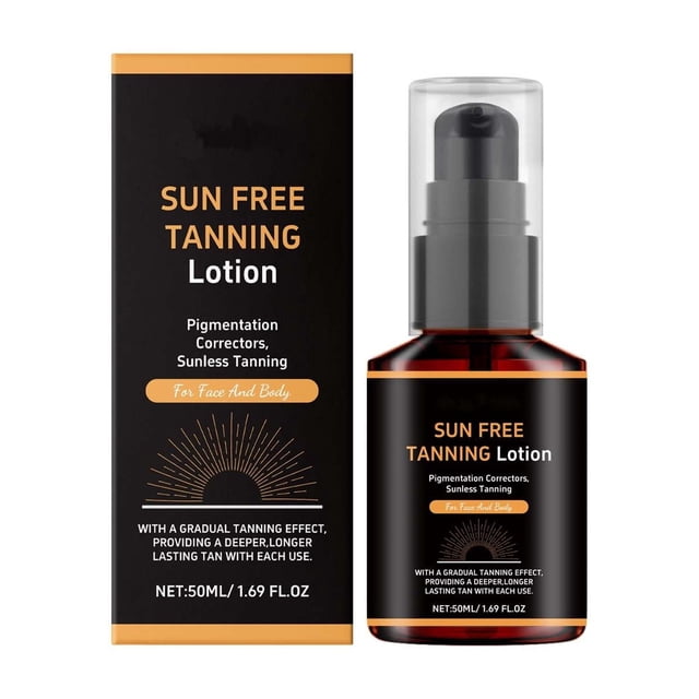 Face Tanner Quick Self Tanning Lotion Bronzing Face Lotion Sunless For A Natural Extraction Formula Moisturizing Bronzing Lotion For Face & Bod 50ml