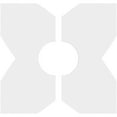 thumbnail image 4 of 20"OD x 6"ID x 7"C x 1"P Titus Architectural Grade PVC Contemporary Ceiling Medallion, Two Piece, 4 of 11