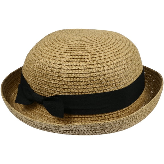 Summer Bowknot Hats Sun Hat Bowler Hat Beach Cap for