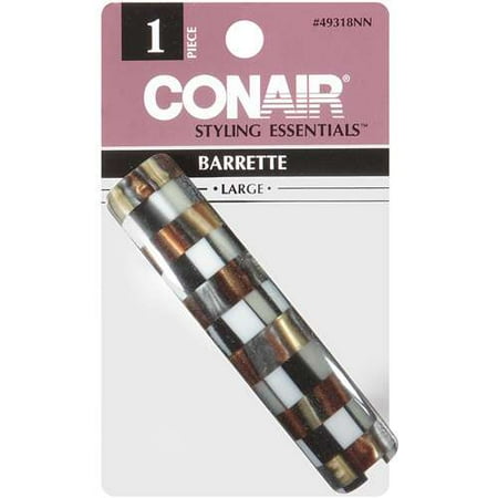 Conair Styling Essentials Checkered Barrette