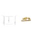 thumbnail image 1 of Mesita De Noche Acrílica Con Escultura Moderna De Oso Toro. Mueble Compacto Para La Mesita De Noche, Ideal Para Sala De Estar, Baño, Decoración Feng Shui O Como Regalo., 1 of 8