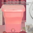 thumbnail image 5 of Ganfancp 25L Gran Capacidad Plegable Lavadora Lavadora Portátil Plegable y Secadora Cubo para Ropa Turistas Viaje Automático Mini Lavadora Limpieza para Apartme Rebajas Hoy Liquidación 1X Lavadora, 5 of 5
