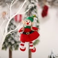 thumbnail image 6 of Taicans 2025 Christmas Tree Ornaments - Plush Elf Dolls,Red & Green,Hanging Decorations for Xmas Tree,Holiday Party,Home Decor,Festive Gift Idea,4x7.5in, 6 of 6