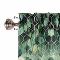 thumbnail image 5 of Kitchen Curtains and Valances Set, Rod Pocket Window Valance 18 Inch Window Curtain Panels for Living Room Bedroom Laundry, 27.5x36in, 3 Pieces, 5 of 7