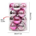 thumbnail image 2 of Gqtwoy 16 PCS Plastic Christmas Ornaments Shatterproof Balls Hanging Decoration for Tree, Holiday Party Decor, Multi-Colored Christmas Decorations, Festive Holiday Ornaments, 2 of 4