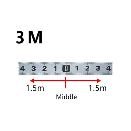 

ManxiVoo Stainless Steel Sticky Scale Woodworking Guide Rail Self Adhesive Tape Measure Flat Plate With Glue Metal Ruler Metric