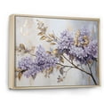 thumbnail image 2 of Designart "Dreams Of Pastel Lilacs I" Lilacs Floater Framed Canvas Wall Art, 2 of 5