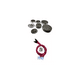 thumbnail image 1 of Kit De 6 Quemadores y Bujías Estufa Acros Whirlpool, 1 of 9