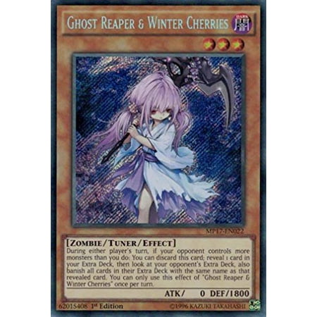 Yugioh 1st Ed Ghost Reaper Amp Winter Cherries Mp17 En022 Secret 1st Edition Mega Pack 17 Cards Walmart Canada