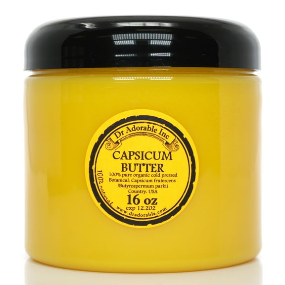 Dr Adorable - 16 oz - Capsicum Butter - Organic Fresh Natural