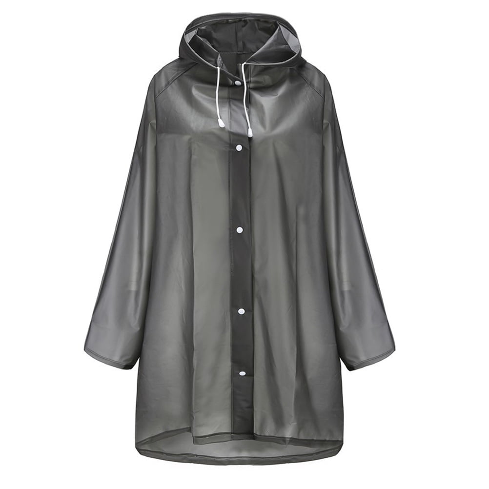 Lot De 4 Ponchos De Pluie EVA Airpler – Adultes, Réutilisables Avec Capuche – Blanc