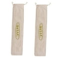 thumbnail image 4 of FRCOLOR 2pcs Linen Bread Bag Homemade Bread Container Reusable Bread Storage Drawstring Bag, 4 of 8