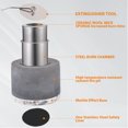 ZIB Tabletop Fire Pit Portable Fireplace Real Flame Burning Smokeless Ashless Indoor Outdoor Cement
