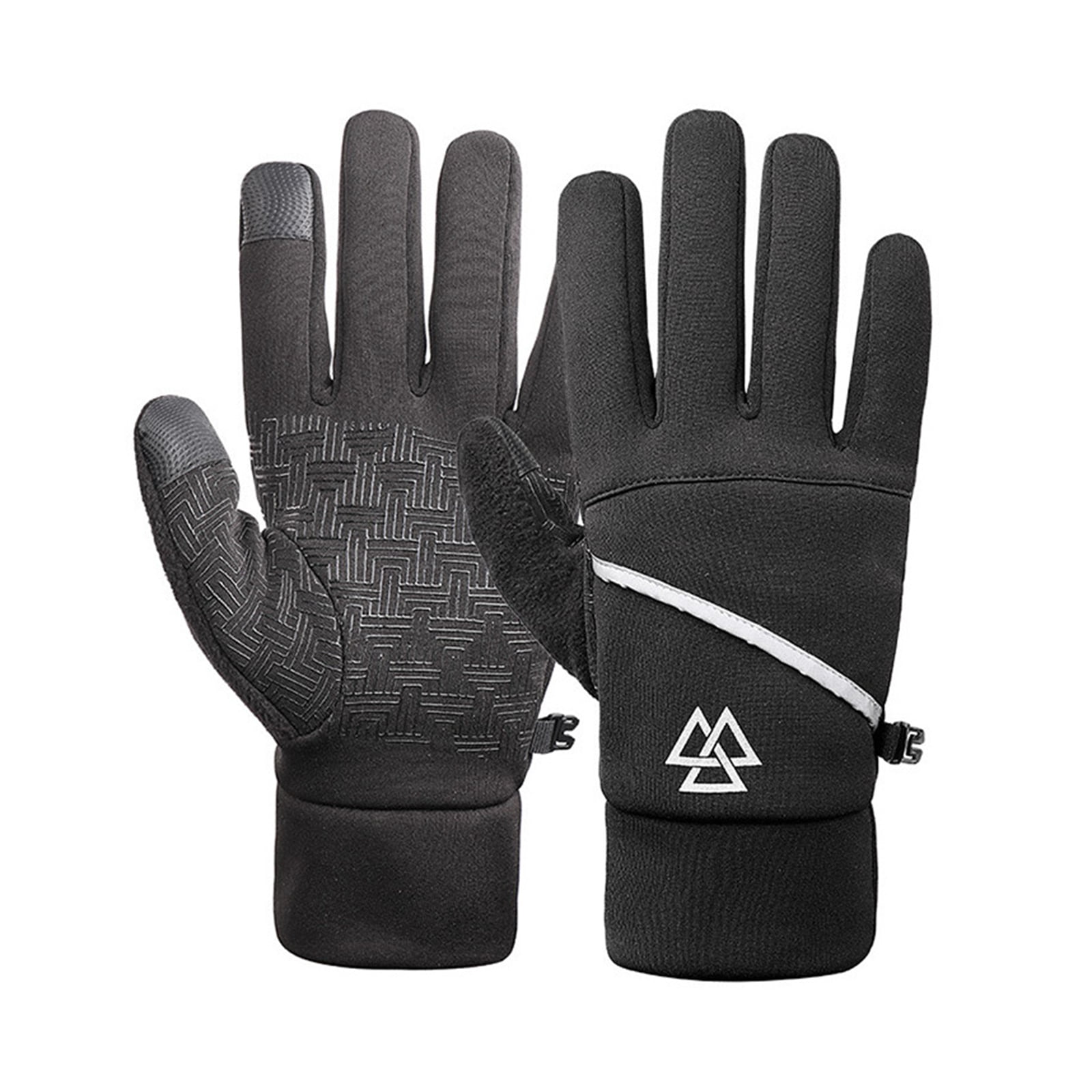 Karrimor Fleece Gloves Premium Mens Silicone Palm Black Brand New Genuine