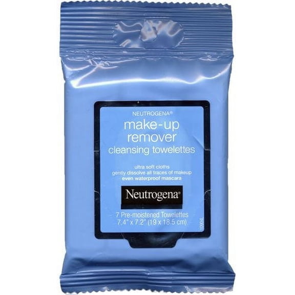 Neutrogena Make-Up Remover Cleansing Towelettes 7 Each, 3 packs