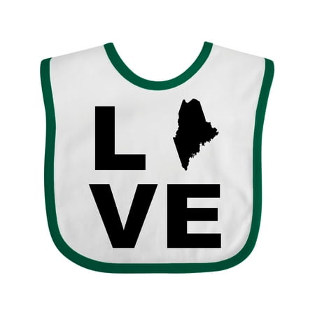 

Inktastic Love Maine Gift Baby Boy or Baby Girl Bib