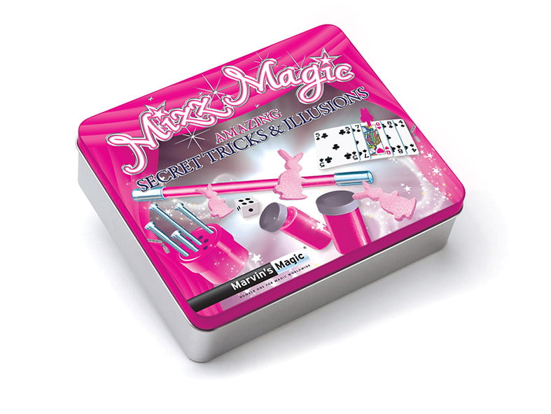 Marvin's Mizz Magic Children's Magicians The Secret Magic Pink Wand Tricks Gift 