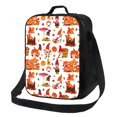 thumbnail image 1 of Disketp Autumn Gnome Bolsa Térmica Estampada para Almuerzo, Lonchera para Hombres y Mujeres Adultos, 1 of 7
