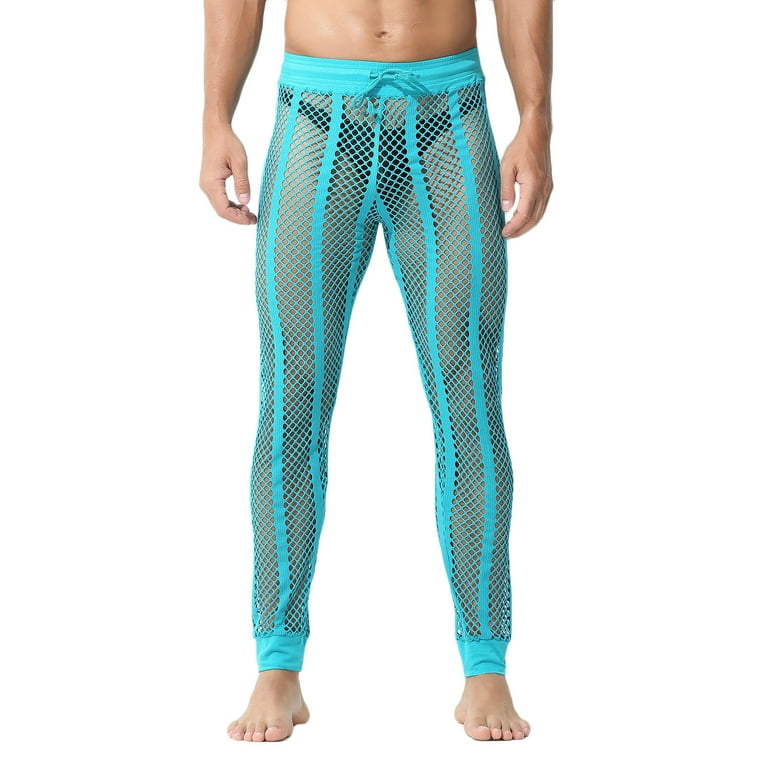 Men's Sheer Loose Yoga Pants Sports Home Casual Trousers Lounge Pantalons  Trunks /jylf-GXX