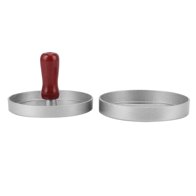 Hamburger PressDekaim Rond?Forme en Alliage d'Aluminium Anti-Adhésif Hamburger Viande Press Maker Moule Accessoire de Cuisine