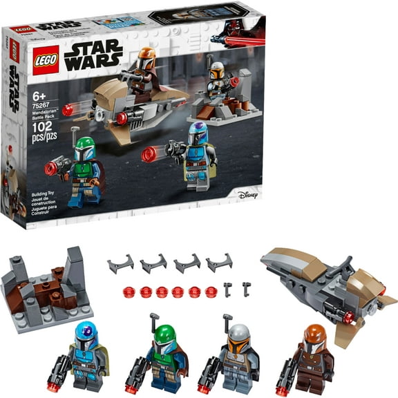 LEGO Star Wars Mandalorian Battle Pack Interlocking Block Building Sets