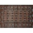 thumbnail image 1 of Ahgly Company Indoor Rectangle Persian Light Blue Traditional Area Rugs, 2' x 5', 1 of 4