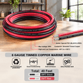 6 Gauge Wire 6 Awg Electrical Cable Tinned Copper 2 Single ...