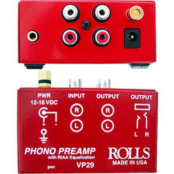Rolls VP29 2" x 3.3" x 1.5" Phono Preamplifier - image 2 of 2