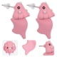 thumbnail image 2 of Accesorios Aretes Infantiles EarringDinosaur02 5Pzas Dinosaurio Tuerca Rosa Silicona., 2 of 4