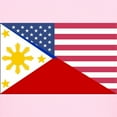 thumbnail image 3 of CafePress - Half Philippines Half American Flag T Shirt - Light T-Shirt Kids XS-XL, 3 of 4