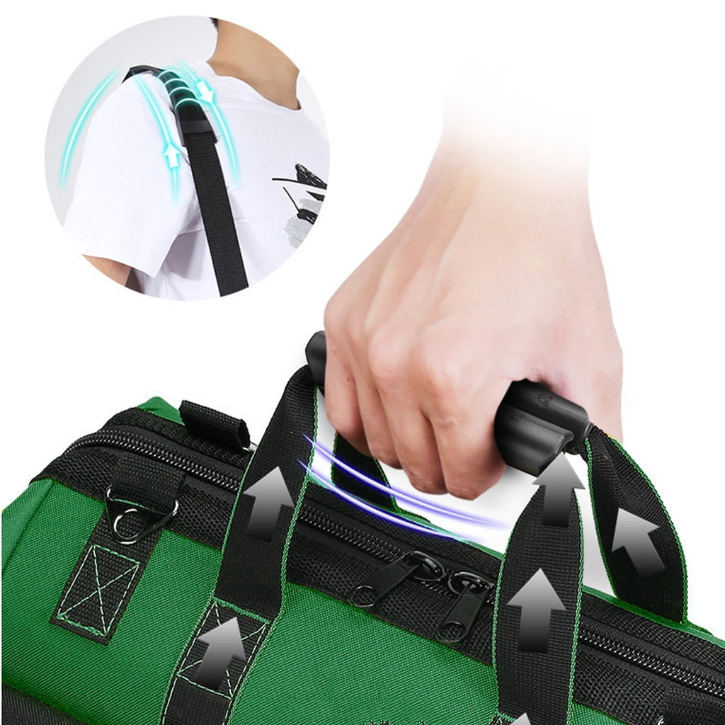 MOMOJIA 13/17/19inch Oxford Cloth Tool Bag Maintenance Storage Bag for Easy Organization Transport Tool Workshops Homes Electrician