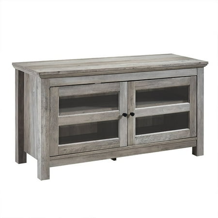 44 Wood Tv Media Stand Storage Console Grey Wash 44 Wood Tv Media Stand Storage Console Grey Wash