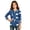 #A01-Blue, variant on Abcomgle Long Sleeve Shirts for Girls 10-12 Casual Watercolor Floral Print Henley Button T Shirts for Girls Winter Basic Top for Girls Loose Girls Blouses