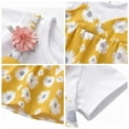 thumbnail image 7 of Toddler Baby Girls Flower Print Princess Dress Sundress Clothes Outfit, 7 of 7