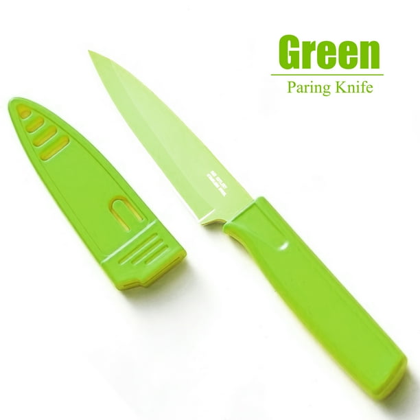 4inch Blade Stainless Steel Paring Knife with Safety Sheath for