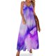 thumbnail image 1 of Textura de acuarela - Vestido de noche sin mangas morado, 1 of 7