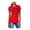 red, variant on Bioworld Womens This Looks Like A Job For Superman Graphic T-Shirt, Red, Juniors, X-Small